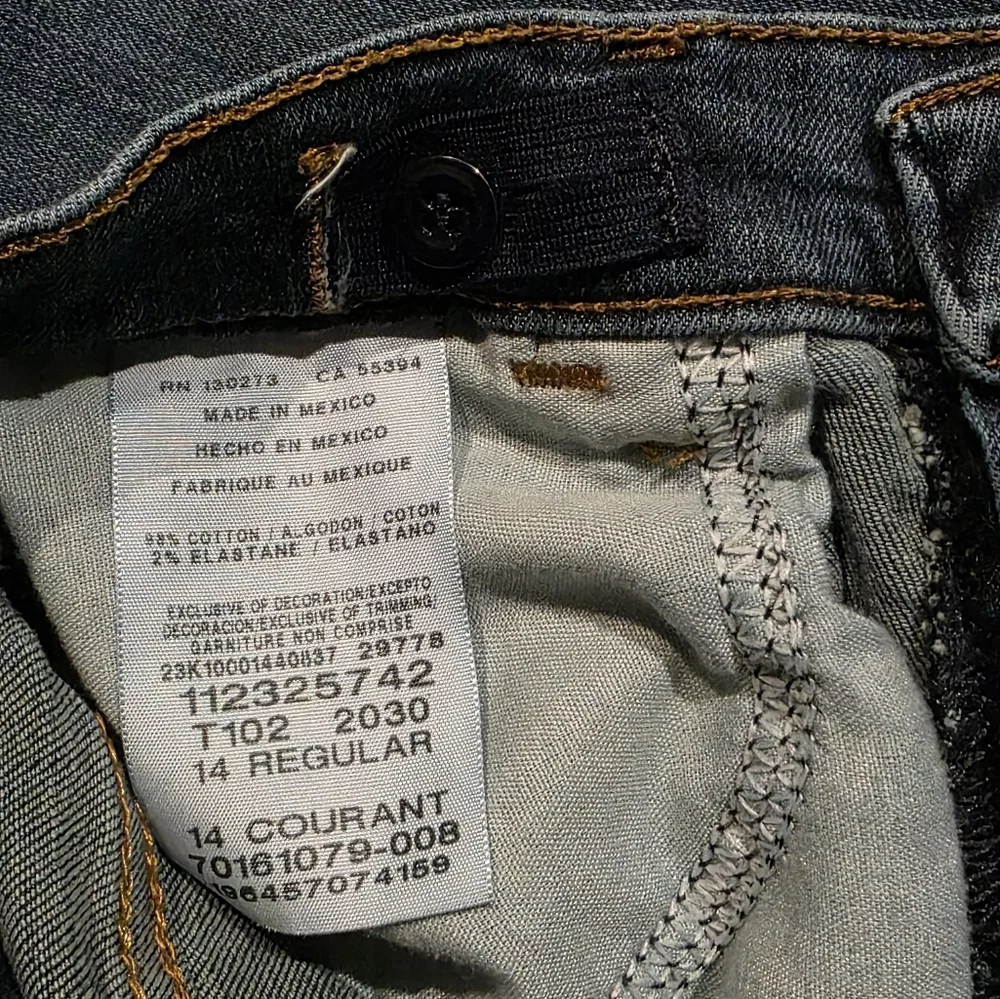 WRANGLER Boys Classic Straight Medium Wash Jean Size 14R - Picture 5 of 5